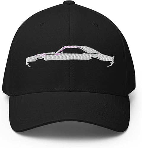 1969 Chevy Camaro SS RS American Muscle Car bordado cerrado trasero estructurado gorra flexible