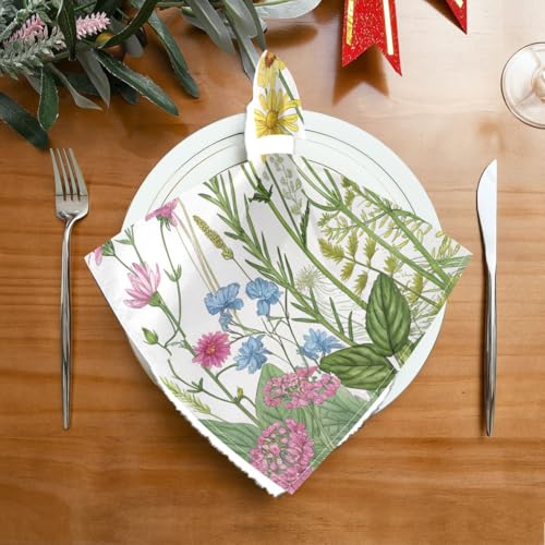 Servilletas de Tela Qilmy Wildflower 4 uds 20x20 pulg miniatura 2