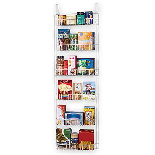 Over the Door Organizer Rack, 5Ft - For Pantry, Bathroom, Spices