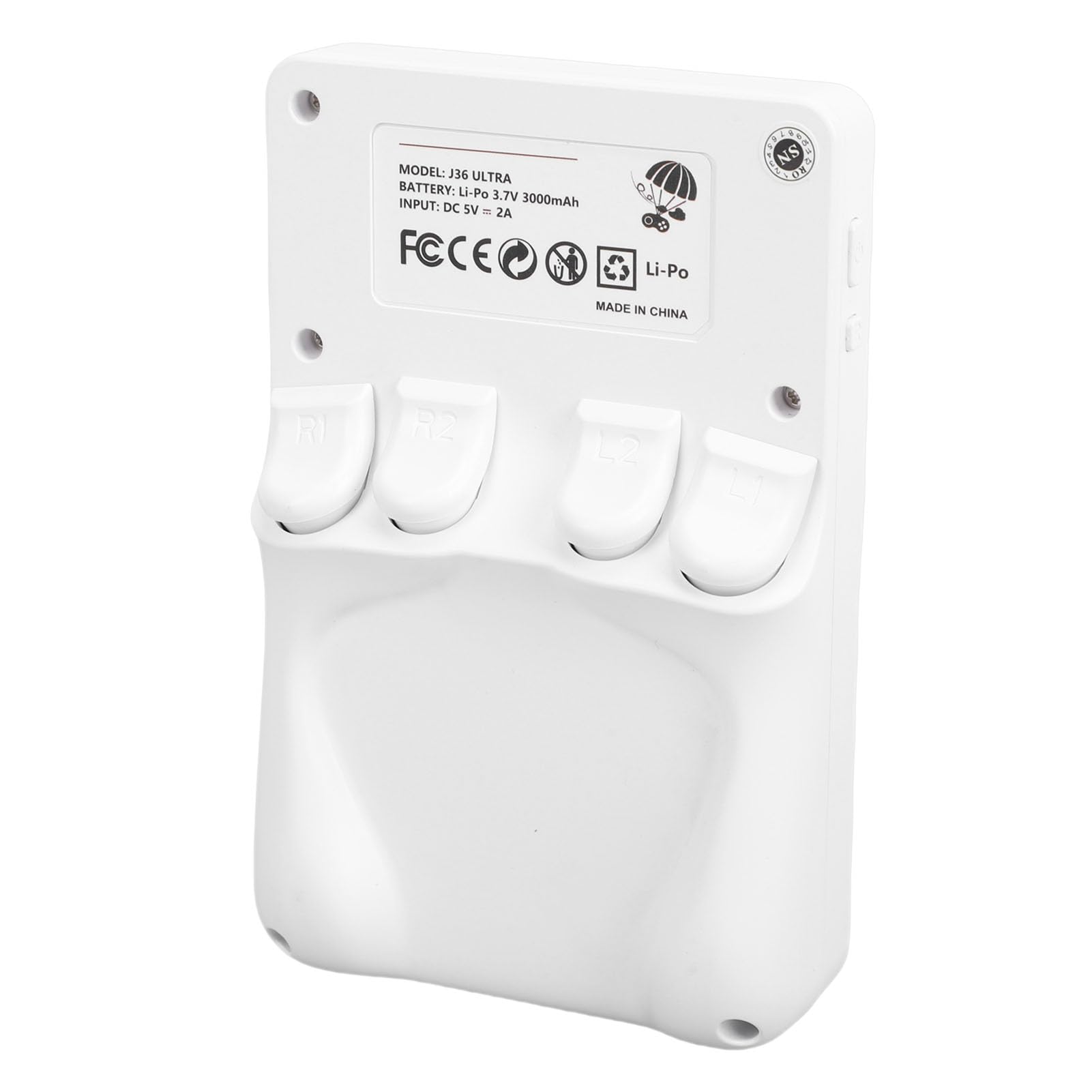 Retro-Handheld-Spielekonsole, 4-Zoll-Bildschirm-Spielekonsole, Integrierte 64-GB-Speicherkonsole mit 22000 Klassischen Spielen WiFi 5.1 für Spieler Jeden Alters (White)