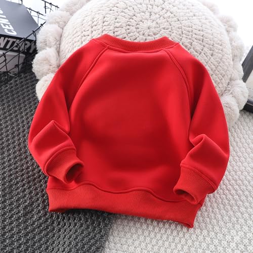Chinese New Year Year Dragon Year Children's Sweat Children's Winter Chinese Style Embroidered Top New Year Clothes4