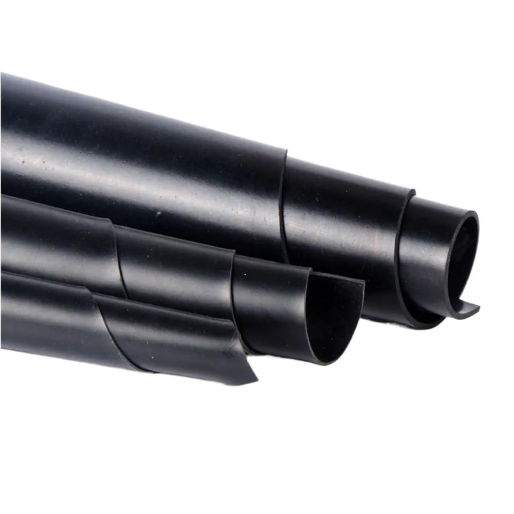 Kwadratowa blacha gumowa NBR o wymiarach 500 mm x 500 mm, czarna, grubość 1-5 mm, do uszczelek DIY(4mm)