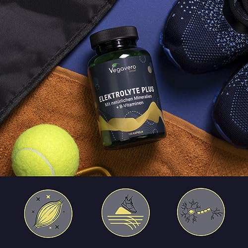 Miniatura 5 de Electrolitos Sales Minerales 1800 Mg De Magnesio Potasio Calcio Deporte - Fatiga Muscular - Agotamiento Fisico Materia Prima De Marca 120 Capsulas Vegavero