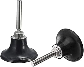 Mesee 2 Stück Roll Lock-Scheiben Halter, Disc Pad Halter Schleifteller mit 1/4 zoll Schaft für Roll Lock Runde Drehwerkzeug Schleifen Polier-Finish Conditioning Discs