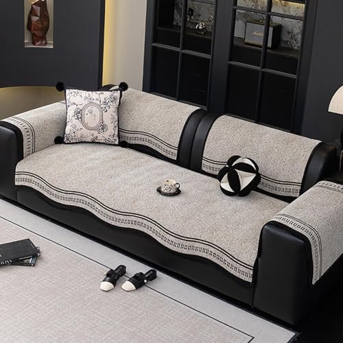 Housse de canapé 3 places lavable pour protéger des chiens