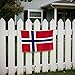 Norway Flag 3x5 Ft Norwegian Flag for Party Parades Sports Events Patriotic Holidays Outdoor Indoor Decorations