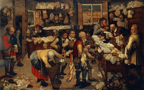 Cuadro en lienzo de Pieter Brueghel el Giovane para decoración de paredes en salón, 60x90cm