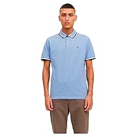 JACK & JONES Jjepaulos Polo Ss Noos Maglietta, Blu (Intense Blue)