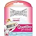 Price comparison product image Wilkinson Sword Quattro Razor Blades Refills for Women - Pack of 6