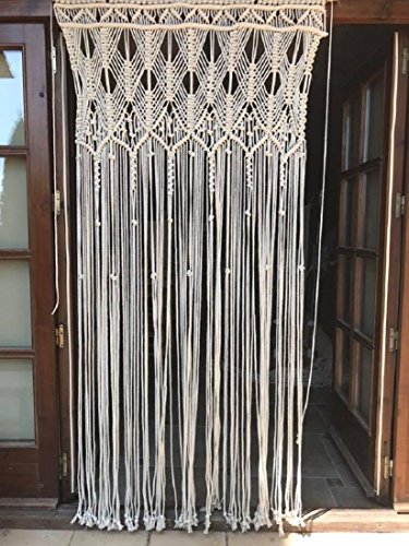 cortina de macrame 5 (cuerda de algodón)