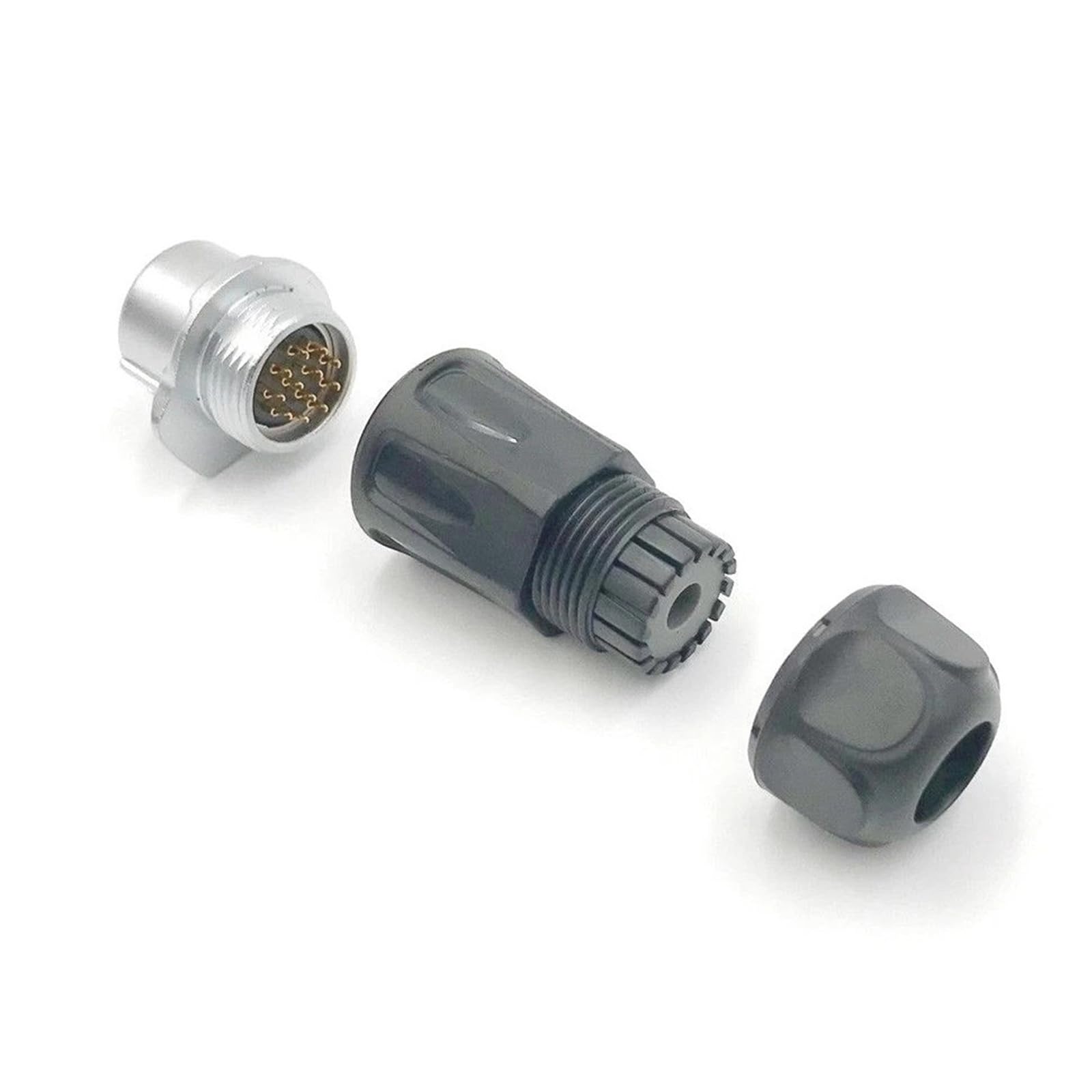 Connecteur industriel de signal d'alimentation 12 broches, base femelle, extérieur, étanche IP67 M20