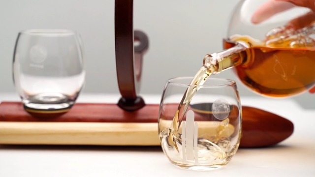 Amazon.com | Rocket Wine & Whiskey Decanter Set, Rocket Decanter
