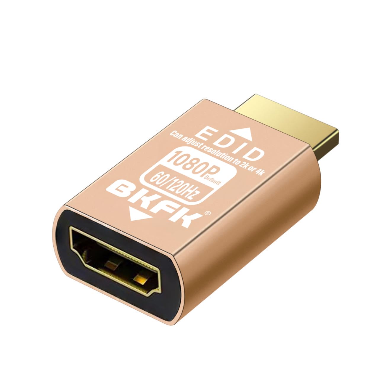 HDMI edid Emulator Adapter, 1920X1080@60/120Hz(Adjustable 2K, 4K) emulators,Reliable Pass-Through for Extender/AV Receiver/Video Splitters