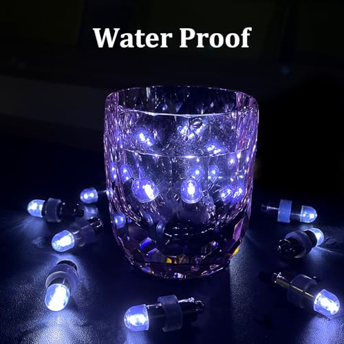 Image of Aogist Mini Paper Lantern Lights, Waterproof Balloon Lights Battery Powered Party Lights for Graduation Party Birthday Party Wedding Halloween Christmas Decoration (White, 24)