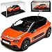 Norev Citroen C3 Orange mit Schwarzem Dach 3. Generation Ab 2016 1/43 Modell Auto