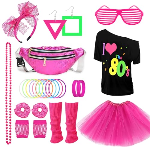 Tenue de Soirée Disco Néon pour Vos Fêtes Thématiques et Carnavals entre Amis