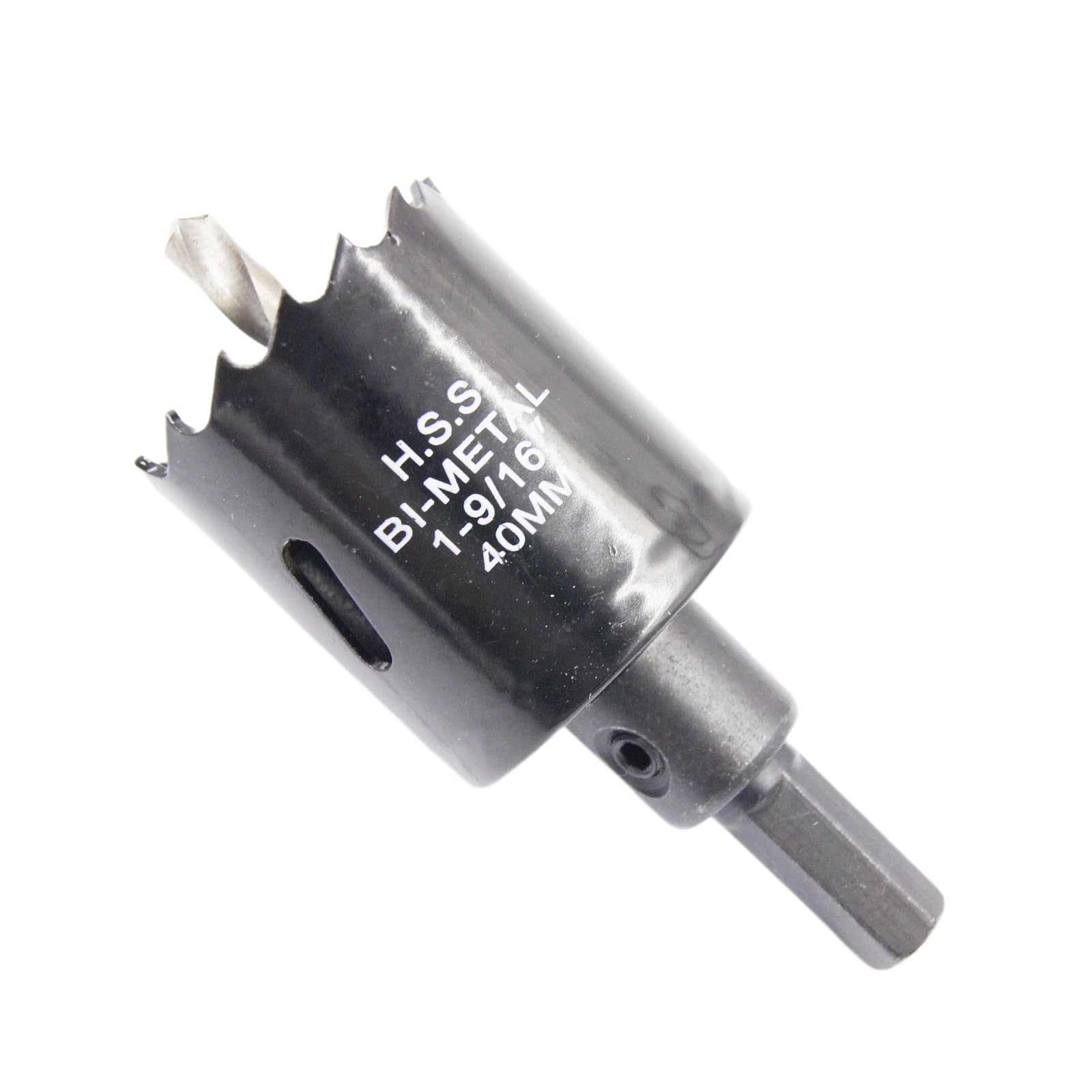 Hole Cutter 40mm LAIWEI Bi-Metal Hole Saw 1.6inch,HSS Circular Hole Saw Head, 1.8 mm Thick, Cutting Depth up to 38mm, Suitable for Wood, Plastic,