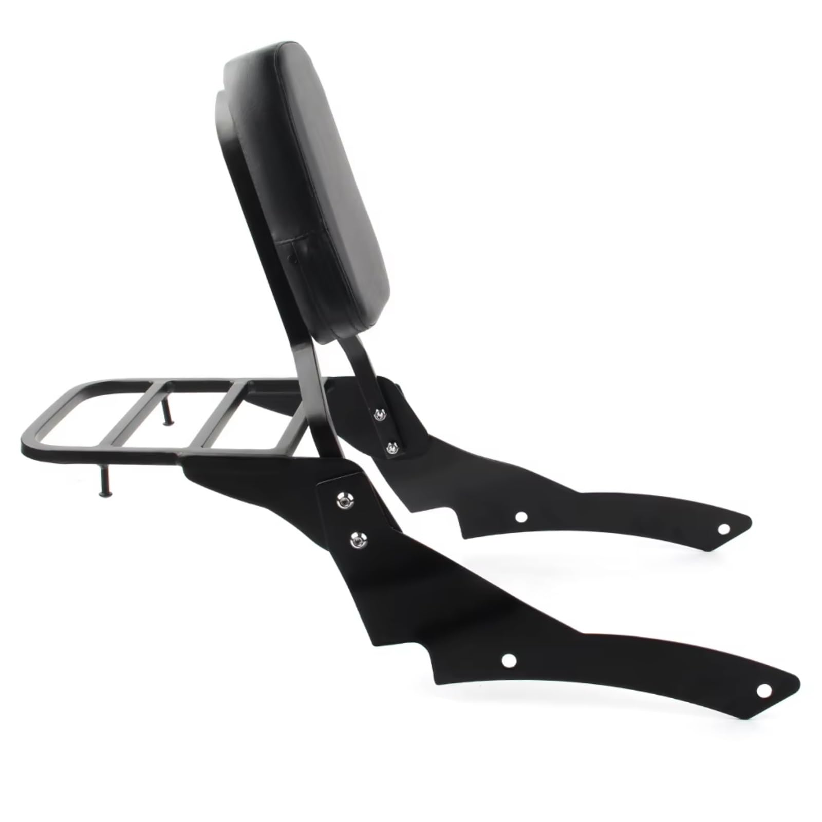 Motocicletta Portapacchi Compatibile con Yamaha per V-Star 400 650 per Custom 1996-2011 per Dragstar 400 650 per Custom 1997-2011 Portapacchi per Moto Sissy Bar