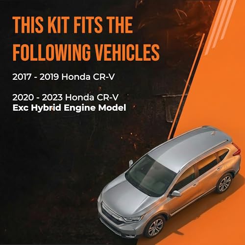 Image of MAX Advanced Brakes Brake and Rotor Kit Front and Rear for 2017 to 2023 Honda CR-V (Gas Engine), Brakes and Rotors, Carbon Ceramic, OE Replacement Daily Driving Kit