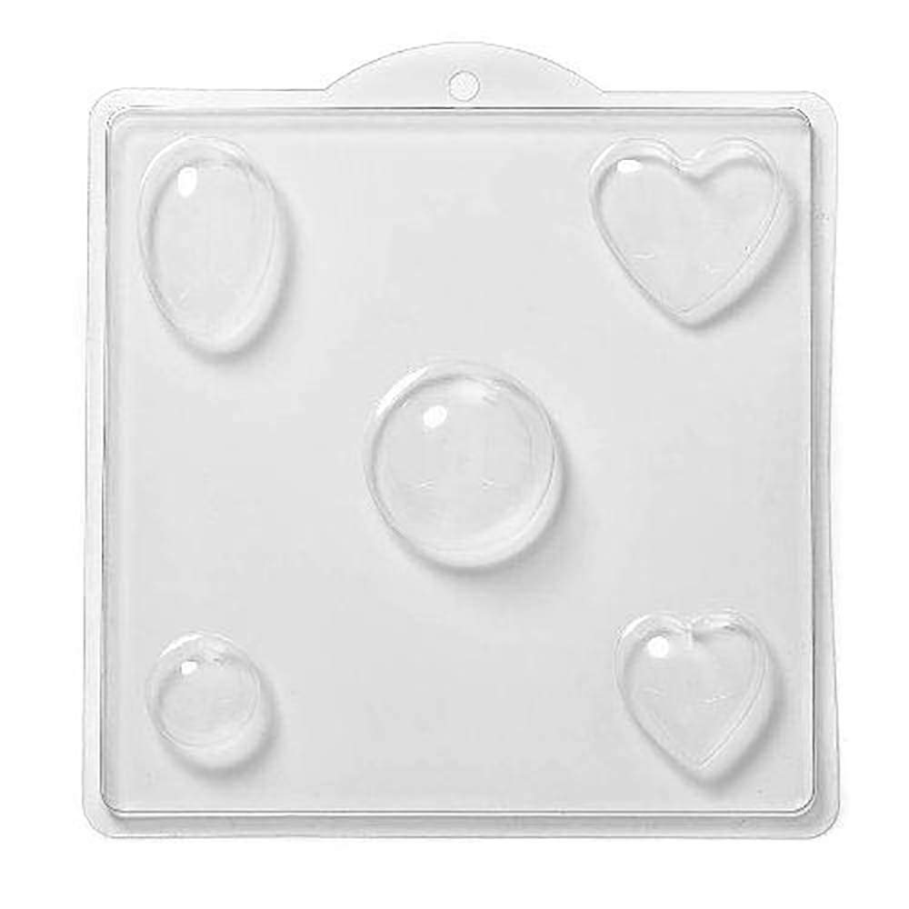 Moule savon et bombe de bain M135 formes assorties 5 cavités x10