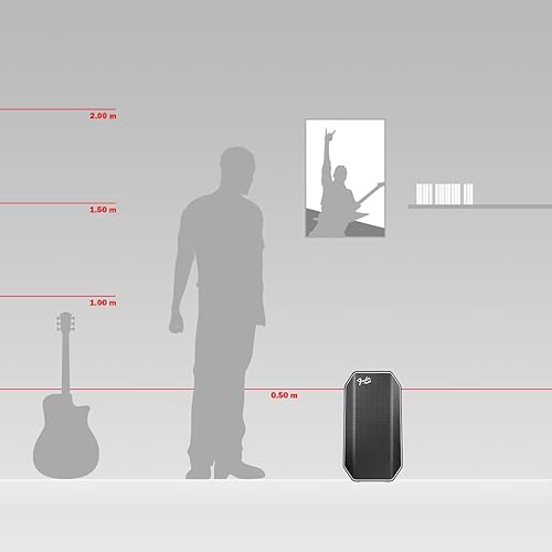 Miniatura 2 de Fender x Teufel ROCKSTER AIR 2 Altavoz Bluetooth portátil Potente sonido y graves, batería de 58 horas, fiestas y eventos, entradas de micrófono y