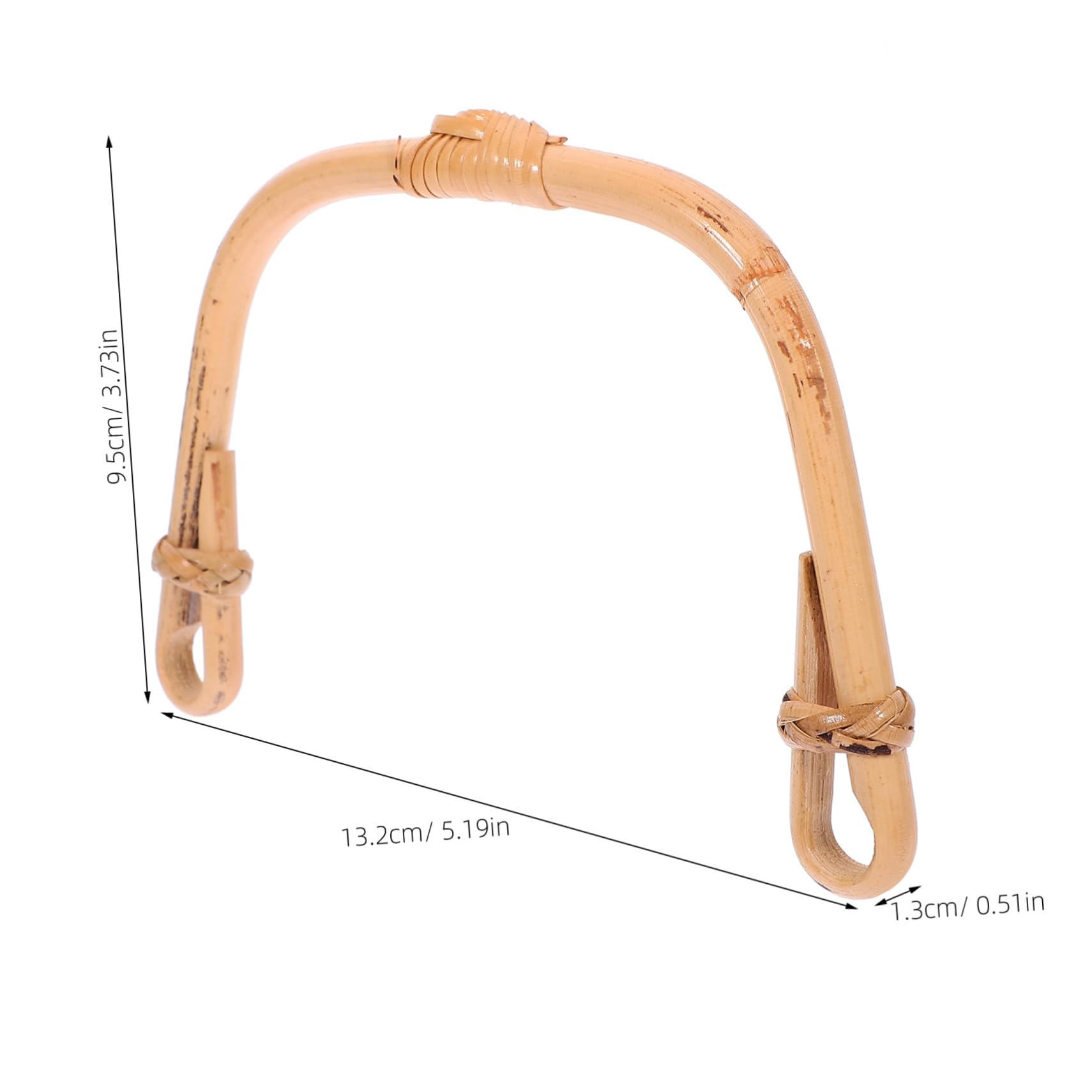 Asa De Ratán Natural Para Tetera Cerámica Repuesto Mango Antideslizante