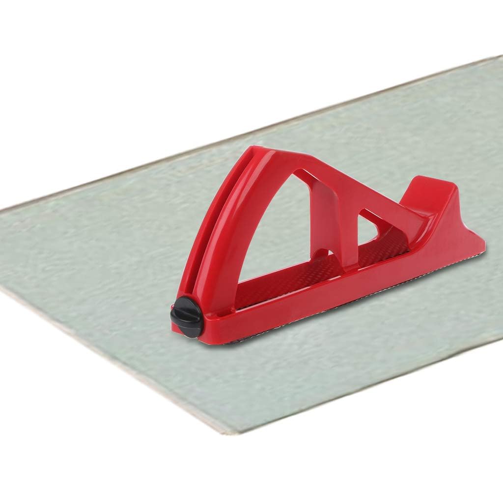 GUANGZHOU Gypsum Board File Planing Wallboard Rasp Trimmer Plasterboard Planer Abrasive Edge-finishing Tool Gypsum board trimmer Red and black - Image 4