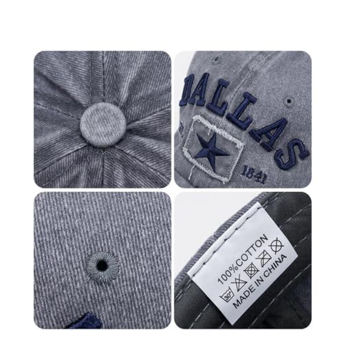 Gorra vintage de algodón estilo béisbol unisex miniatura 7