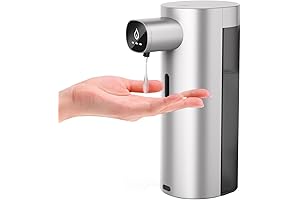 Automatic Soap Dispenser with 3 Adjustable Levels: Convenient, Touchless Dispense for Homes