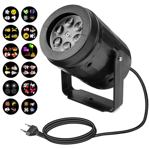 WOTOW 360°Adjustable LED Light Projector for Halloween Christmas Decorations Indoor Outdoor Party Garden Home Bedroom