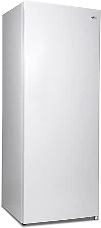 Koolatron Upright Freezer - 7 Cubic Feet, Garage Ready, Manual Defrost, White