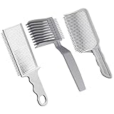 Friseur Zubehör,Maslasee Haarschneidekamm 3 Stück | Haare Schneiden Hilfe Mit Fade Guide übergang | Styling Kamm & Barber Kamm Für Männer Haare Schneiden