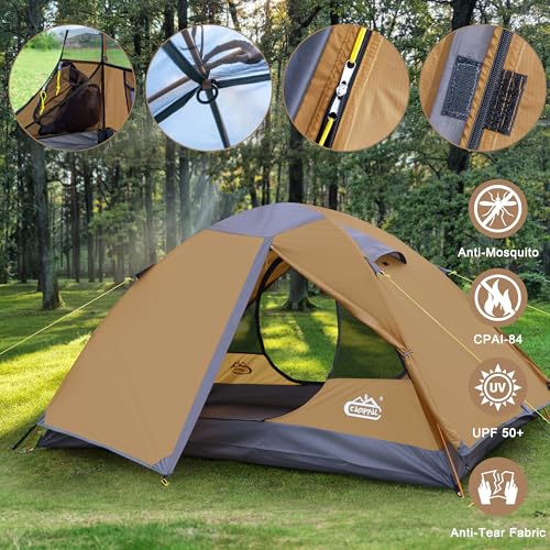 Carpa para 2 personas ligera y resistente al agua miniatura 7