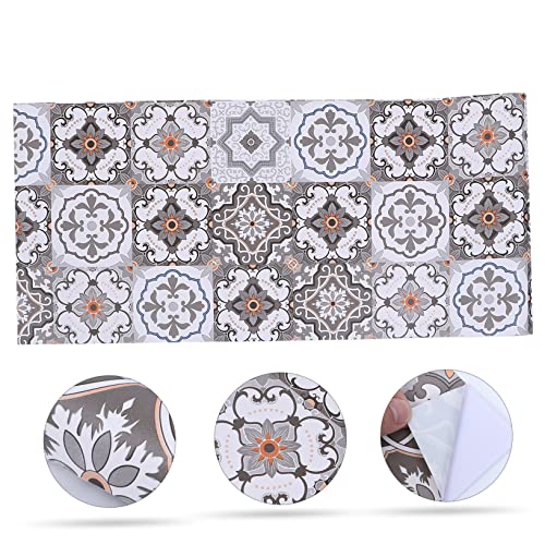 Adhesivos decorativos de pared NUOBESTY anticalor para salpicaderos de cocina 4