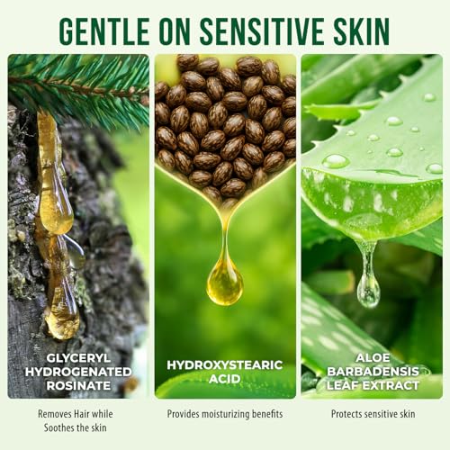 Kaltwachsstreifen zur Wachs Haarentfernung und Wachsstreifen Haarentfernung: 60 Stück, 40 Körper- und 20 Gesichtswachsstreifen für Gesicht, Augenbrauen, Arme, Beine, Achseln und Bikinizone