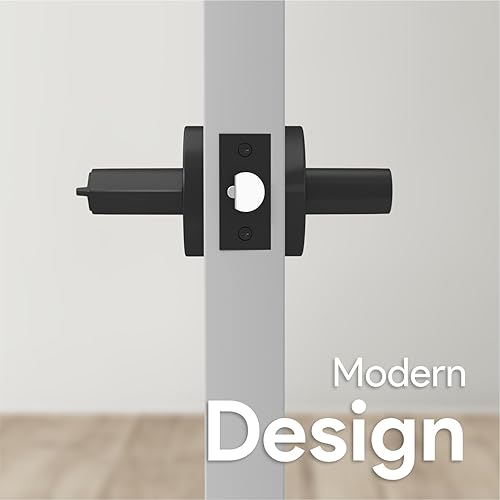 Miniatura 4 de Mega Handles - Manija de entrada RAEGEN - Manija de entrada I - Juego de manillas de bloqueo redondas resistentes para puertas zurdas o diestras -