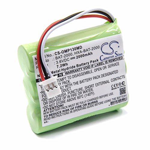 Vhbw Ni-MH Batteria 2000mAh (3.6V) compatibile con...