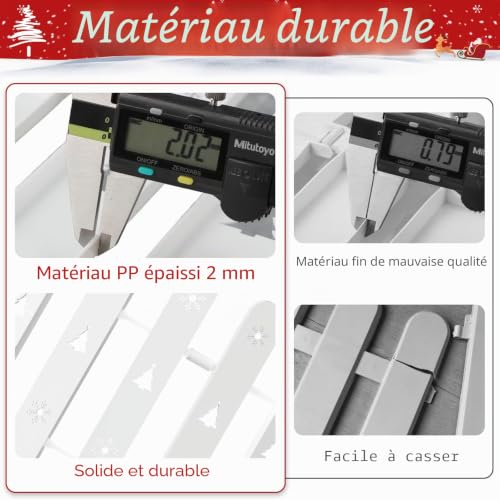 Barrière de protection pour arbre enfants et animaux blanche - 3