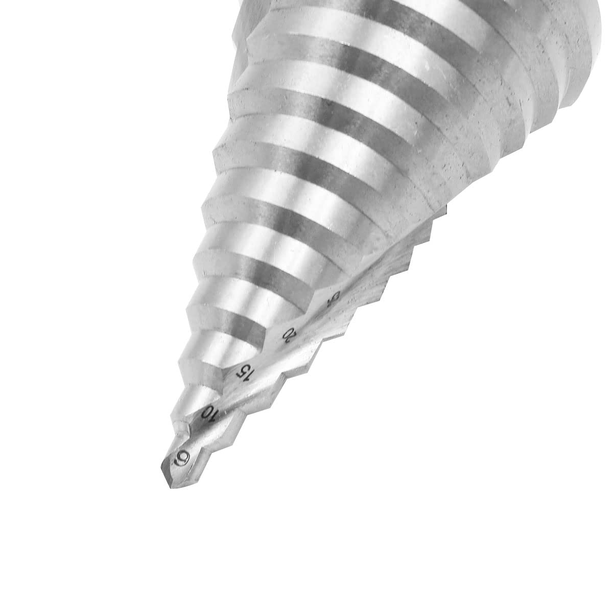HSS wiertło spiralne o dużej prędkości, wiertło wielootworowe, 6 mm-60 mm, łącznie 12 rozmiarów kroków, cięcie otworów, powiększanie, blacha, PCV, obróbka drewna