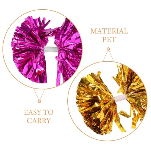 Pompons de cheerleading à poignées TOMETURE accessoires danse et compétition
