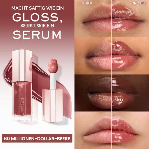Lancôme Lip Idôle JuicyTreat 60 Million-Dollar Berry, brauner, glänzender Lipgloss mit 3D-Effekt, feuchtigkeitsspendender… – Ansicht 2