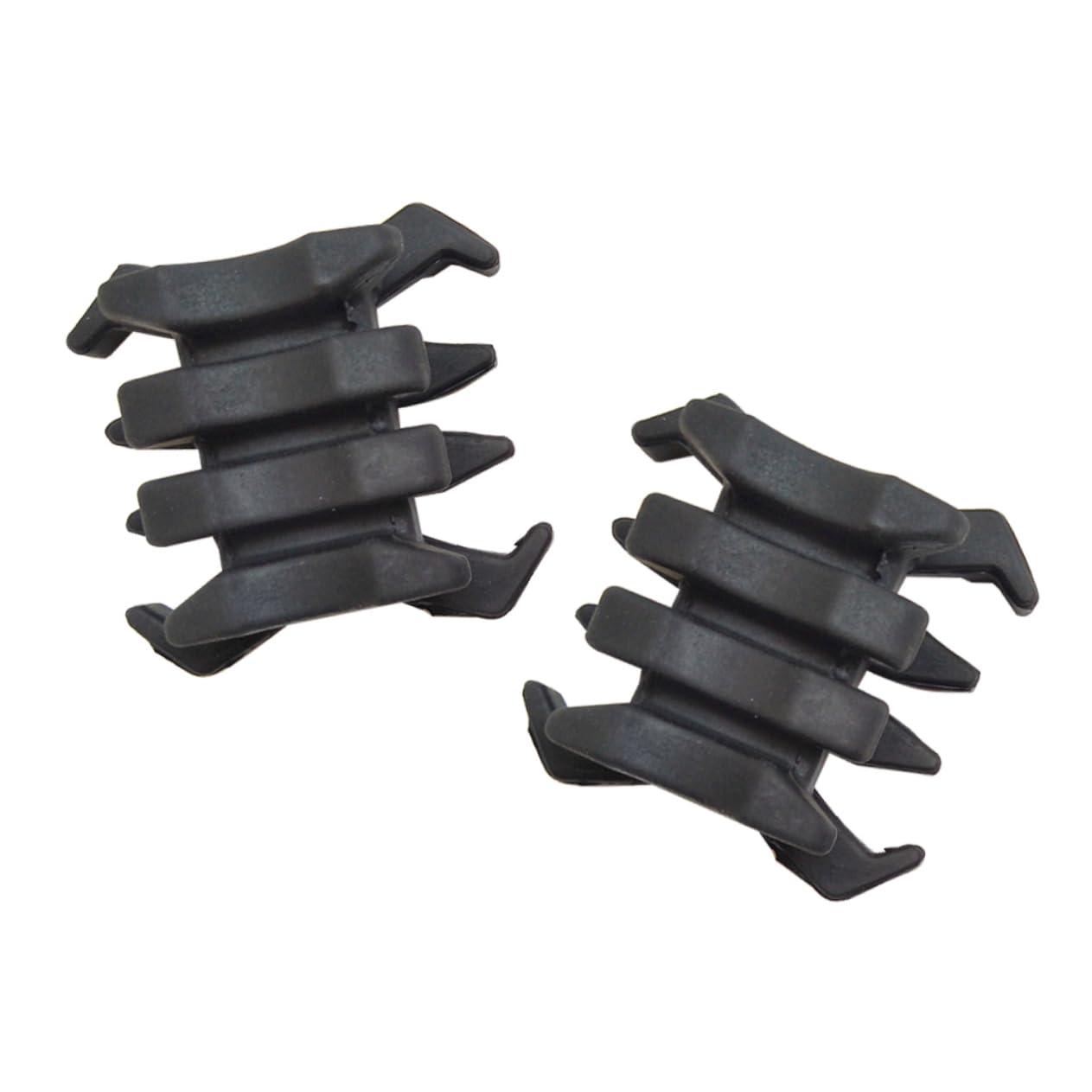 Abaodam Add-on Bow Stabilizer Limb Damper Rubber Shock Absorbing Glue Black 1 Pair Reduce Vibration