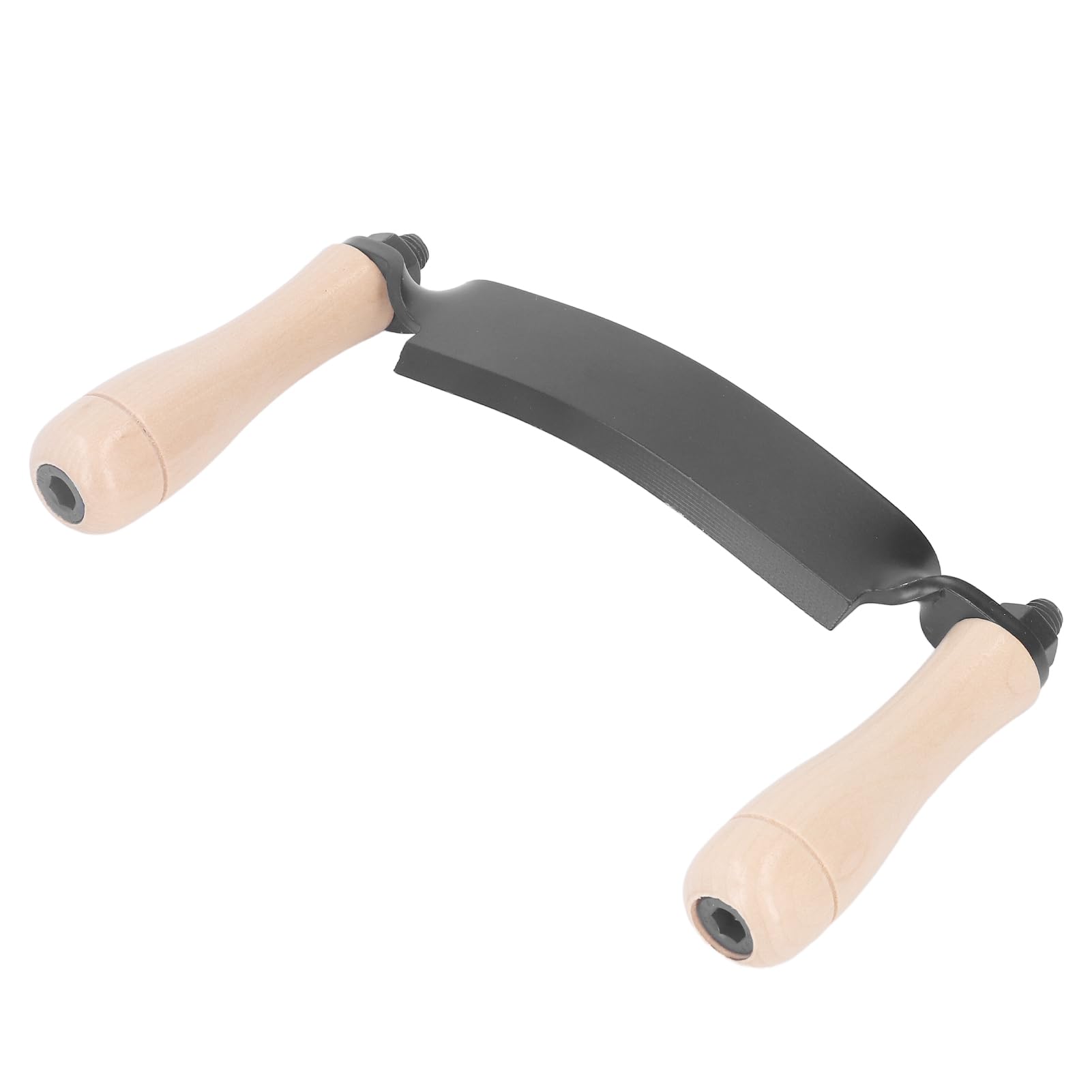 Coltello A Disegno Dritto Con Doppio Manico In Legno – Lama In Acciaio Al Tungsteno, Per Intaglio E Scortecciatura