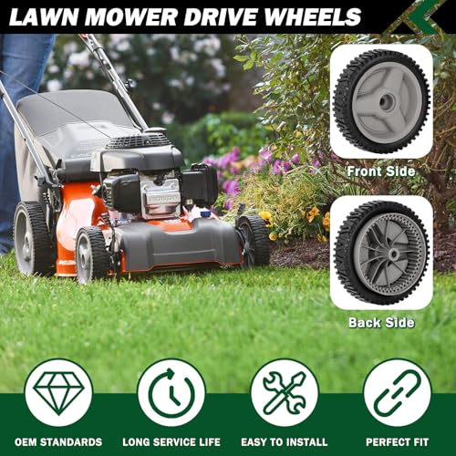 image for CheeMuii 532401274 Lawn Mower Wheels 2 Pcs 8