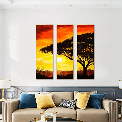 Domybest Albero al Tramonto Kit Pittura con Numeri...