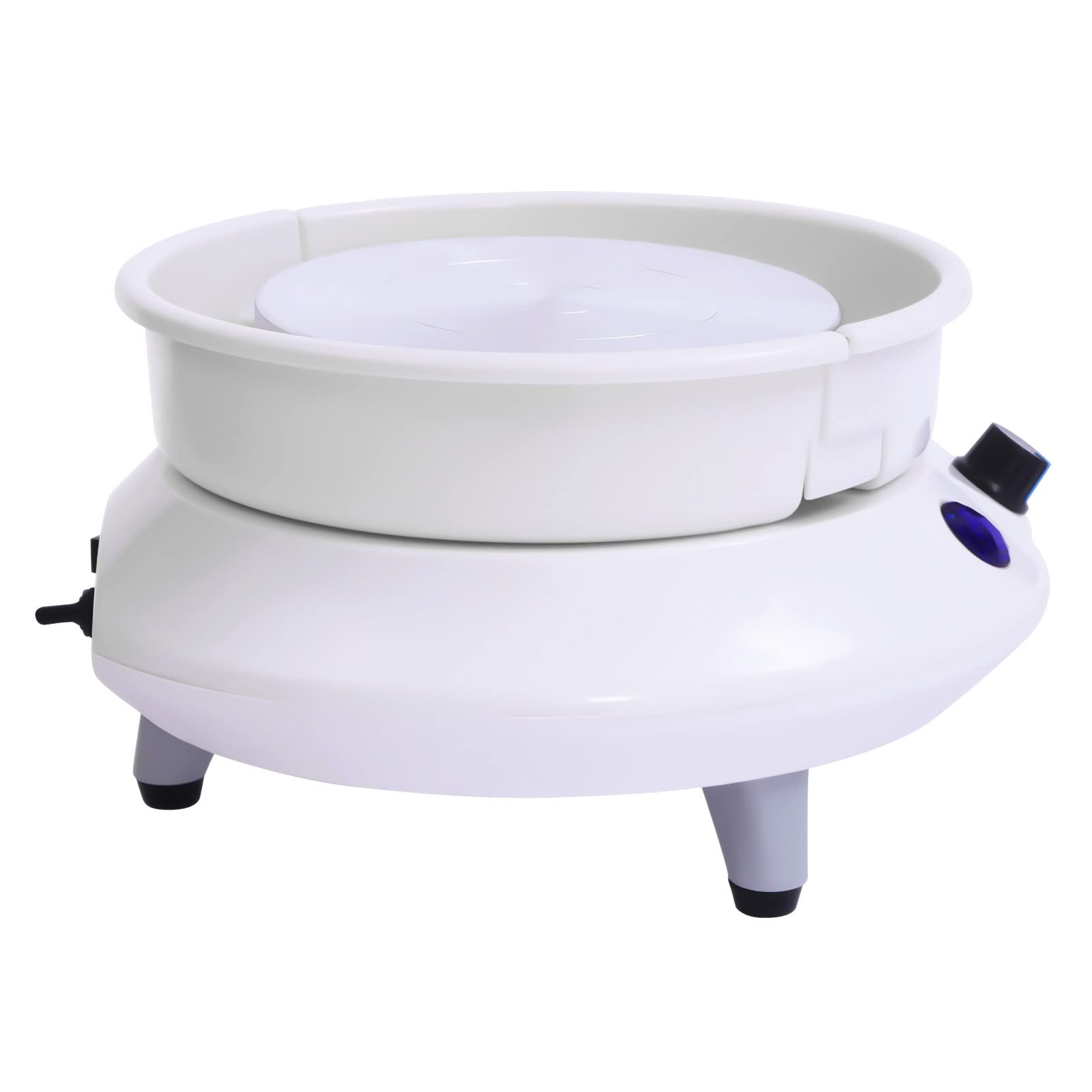 Töpferscheibe Elektrisch, 120W Töpferscheibe Maschine, Pottery Wheel 15cm, 0-200 U/min Keramik Clay Maschine, Drehscheibe Töpfern für Erwachsene Kinder DIY Töpferanfänger Töpferstudio