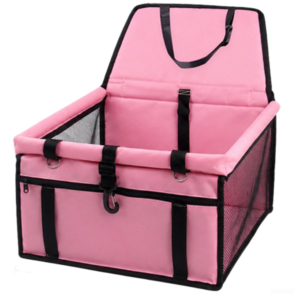 Coprisedile impermeabile per auto, 41 x 33 cm, tessuto Oxford, colore: rosa