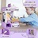 CWLAKON Claw Machine for Kids, Mini Vending Machine Unicorns Toys with Sound for Girls Age 3+, Candy Grabber Prize Dispenser Machine Arcade Games with Mini Plush Toys, Christmas Birthday Gifts
