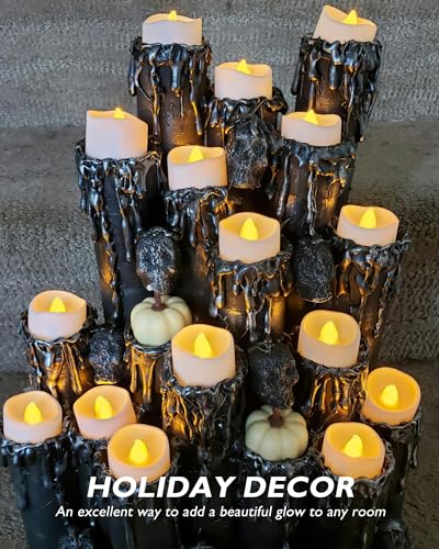 Homemory HBKNHZS24 24-Pack Flameless Led Tea Lights Candles Battery Operated thumb #7