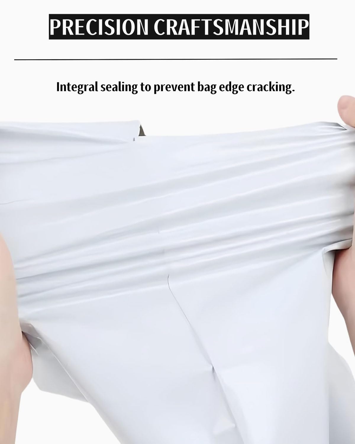 Verzendzakken 60x80cm Versandtaschen XXL Plastik Wasserdicht Selbstklebend Paketversand Weiß